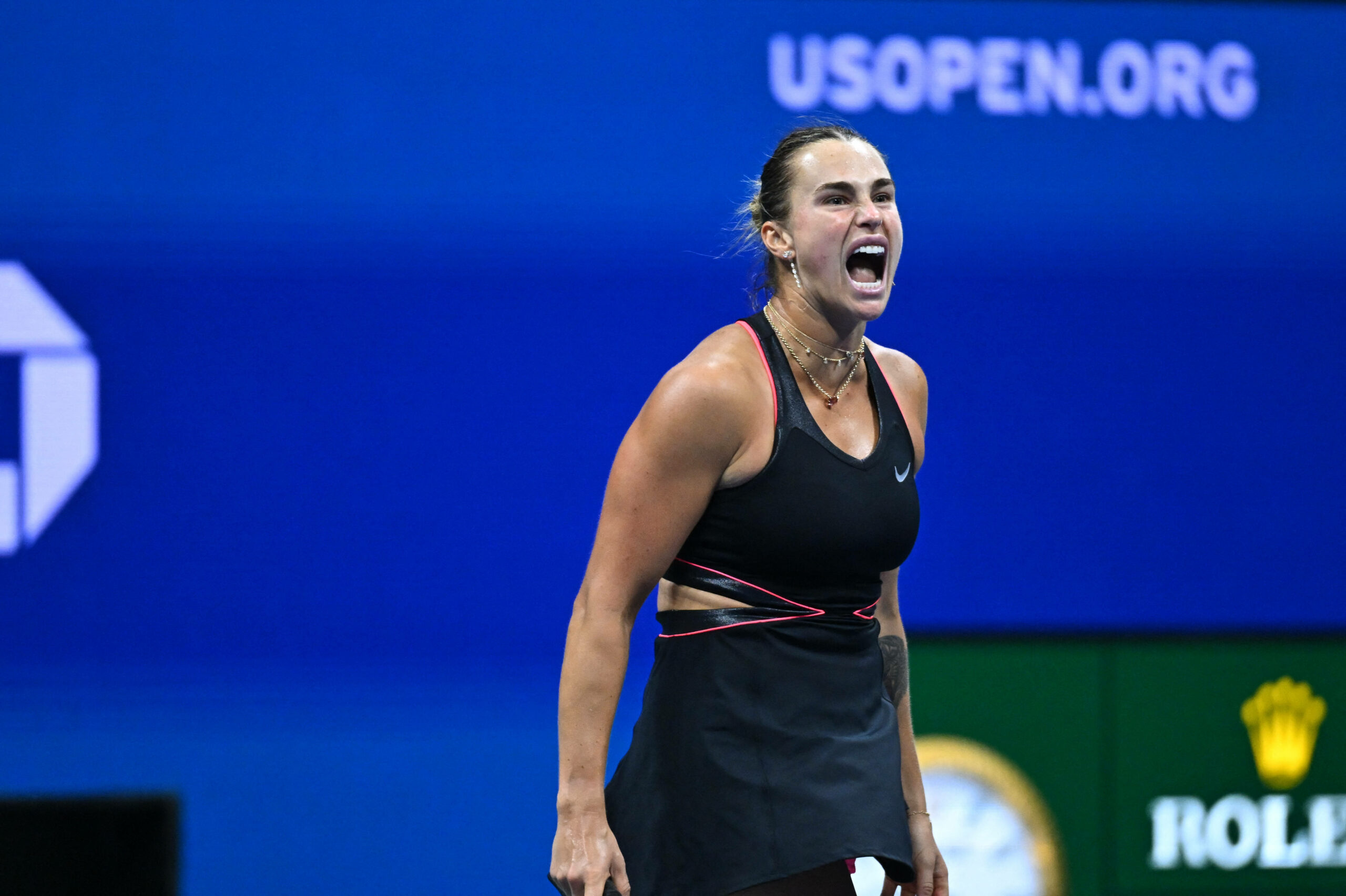 Aryna Sabalenka jubelt schreiend