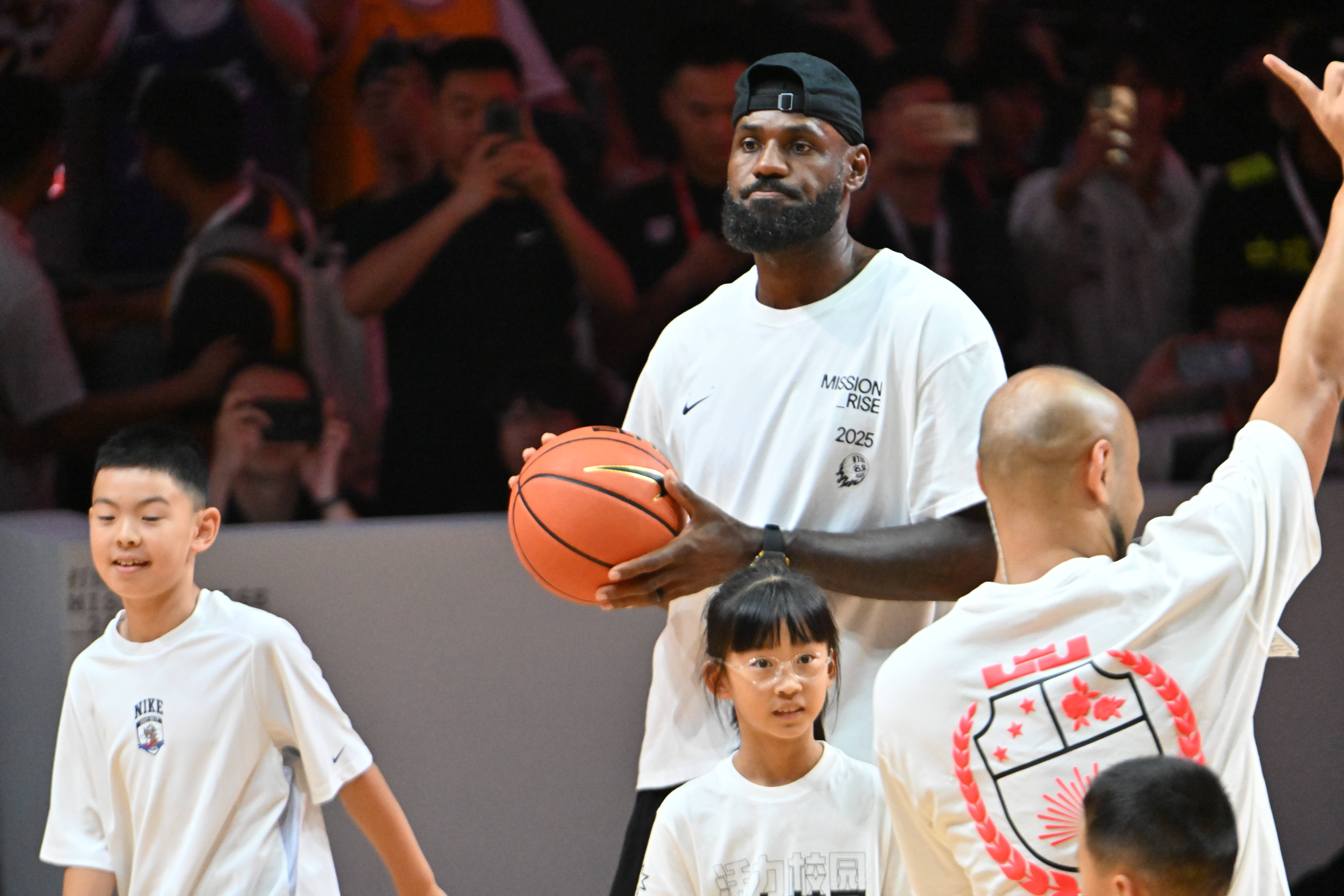 Lebron James bei einem Promo-Termin in China.