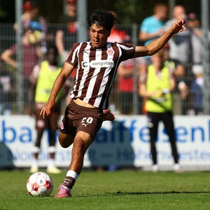 Nick Schmidt bei einem Spiel des FC St. Pauli II