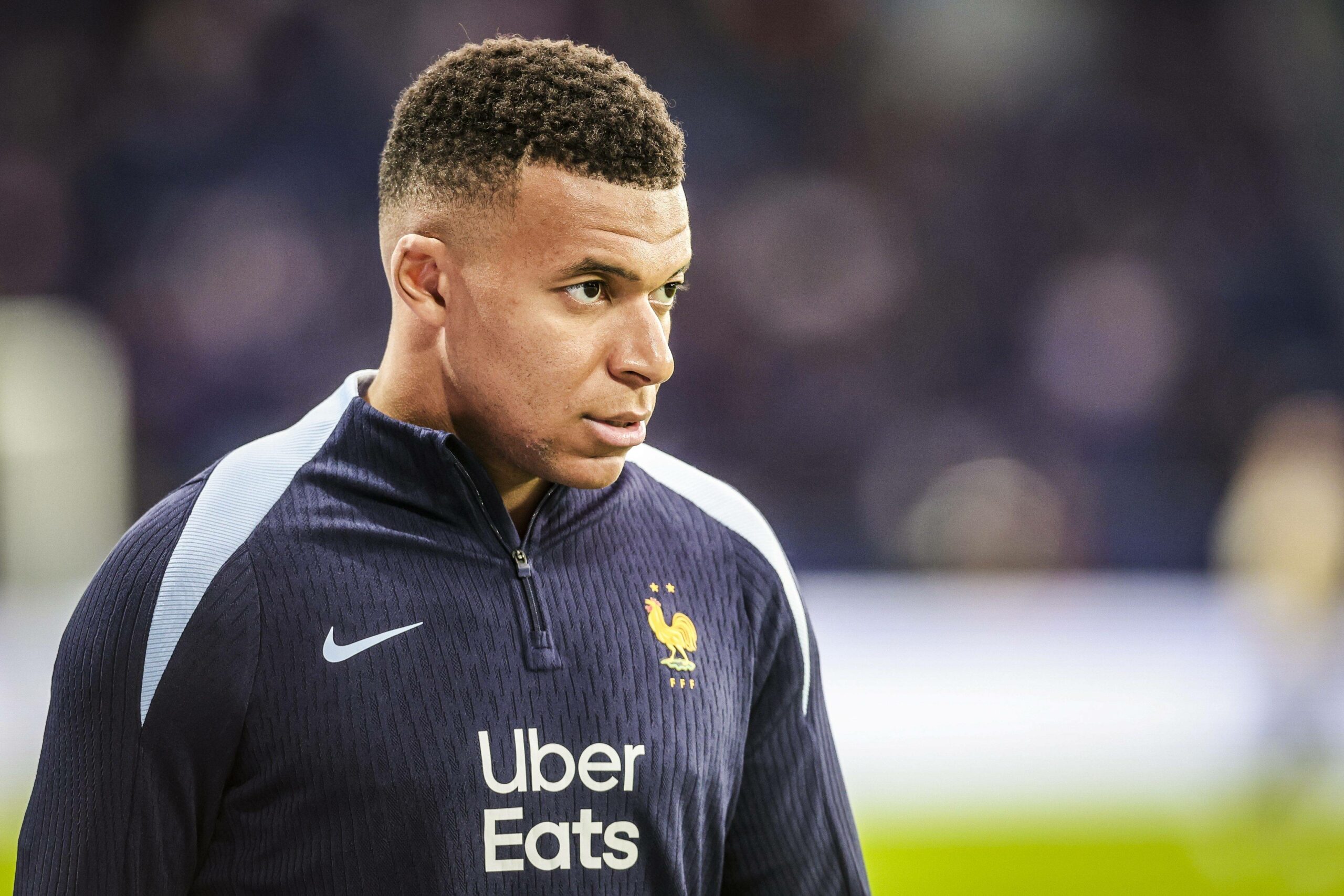 Kylian Mbappe vor Frankreichs WM-Qualifikations-Spiel gegen Island
