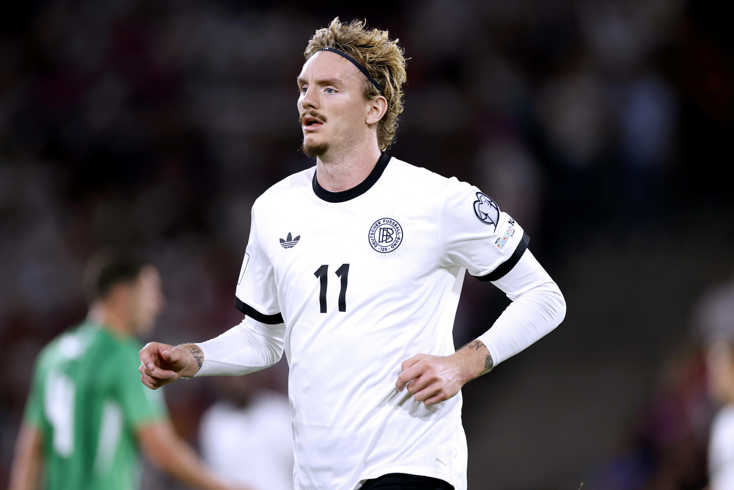 Nick Woltemade (Deutschland) im WM-Qualifikationsspiel gegen Nordirland in Köln