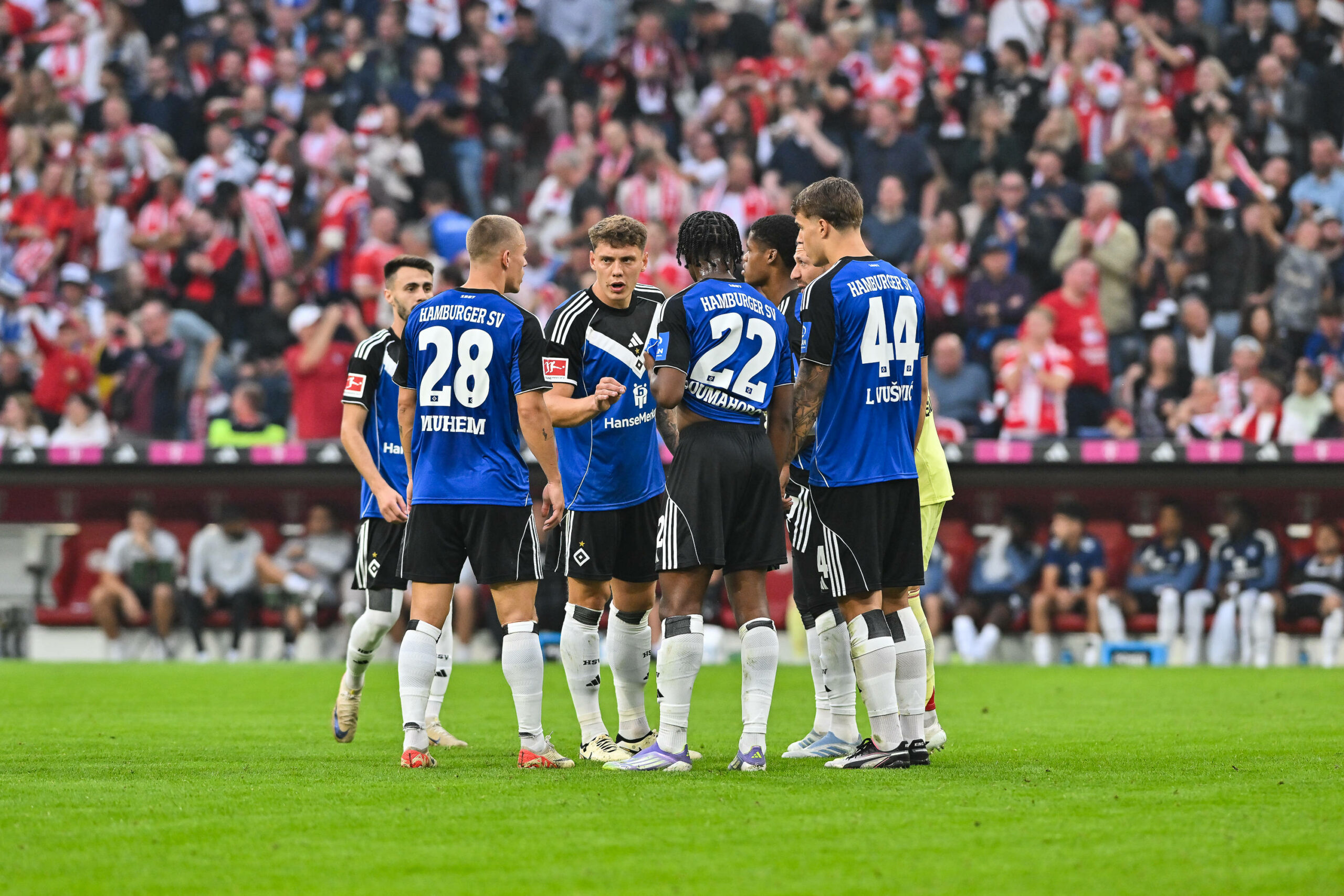 HSV-Teamkreis in der Allianz Arena