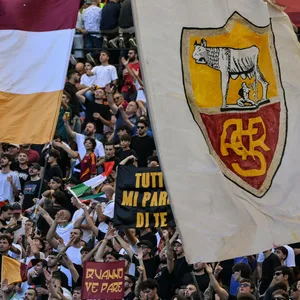 Fankurve der AS Rom