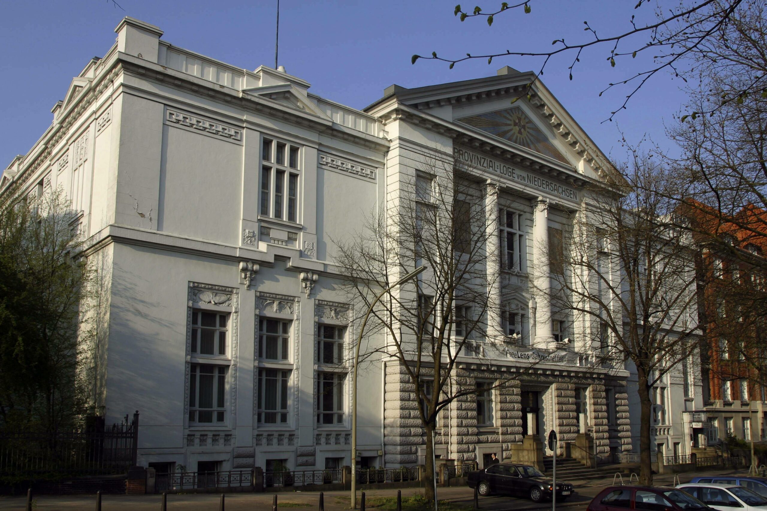 Die Mozartsäle befinden sich im Logenhaus Hamburg-Rotherbaum