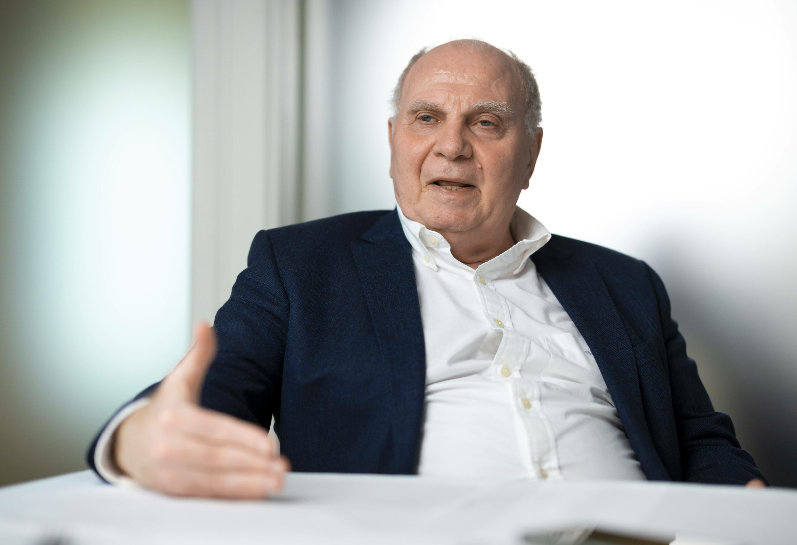 Uli Hoeneß im Gespräch