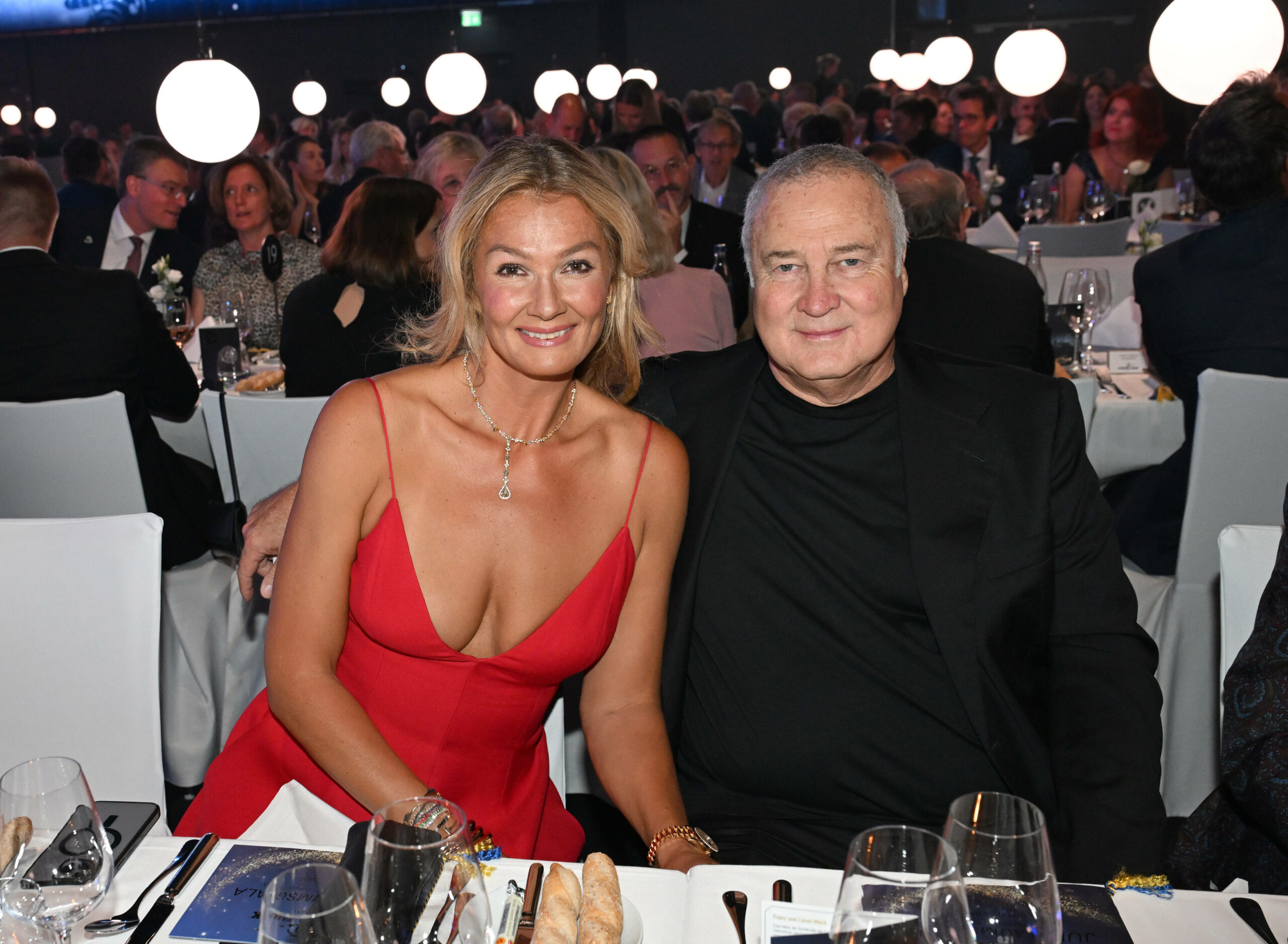 Franziska van Almsick mit Lebensgefährte Jürgen B. Harder