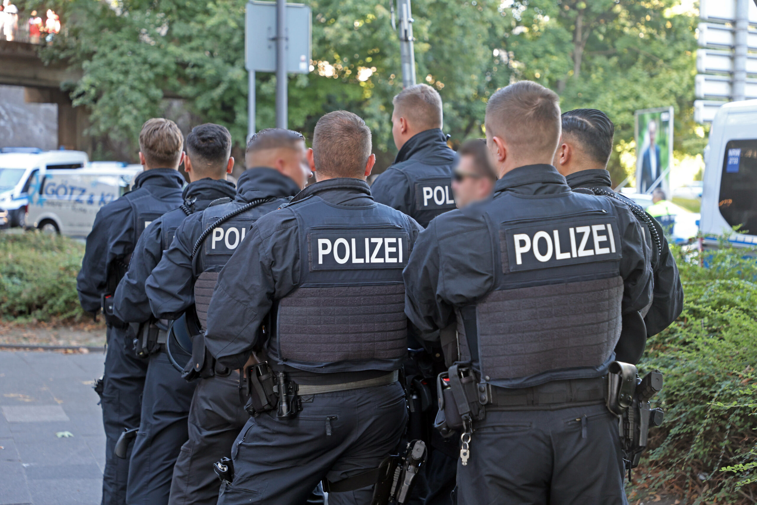 Polizei im Einsatz