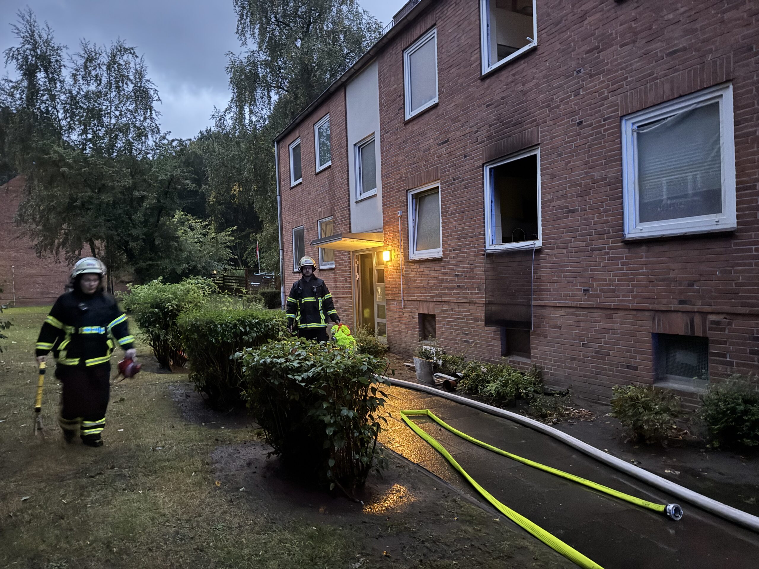 Feuer in Jenfeld