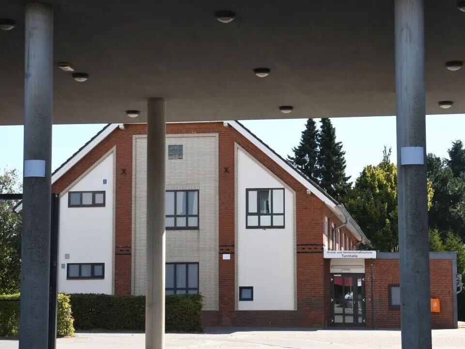 Innenhof der Gottfried-Semper-Schule in Barmstedt