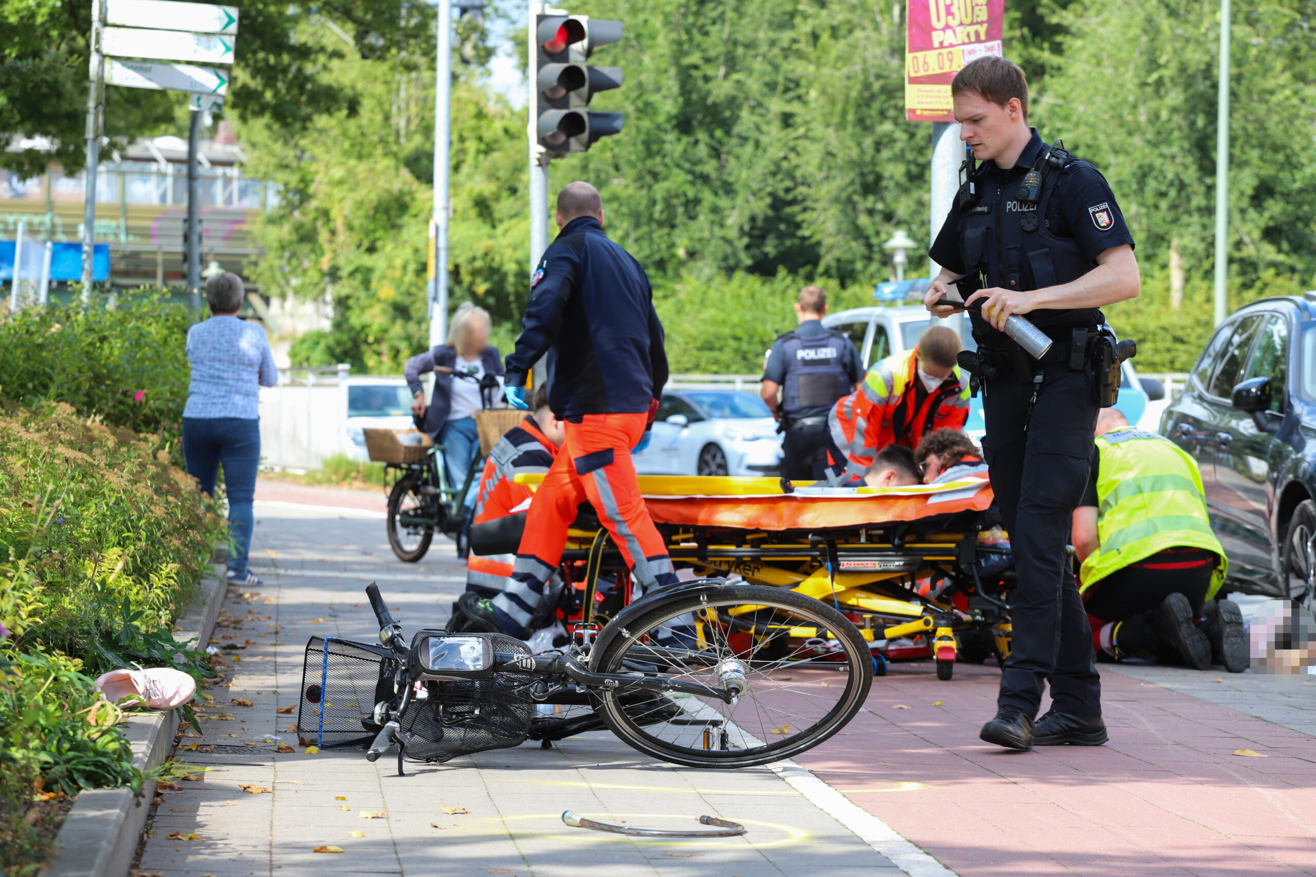 Die Unfallstelle in Elmshorn.