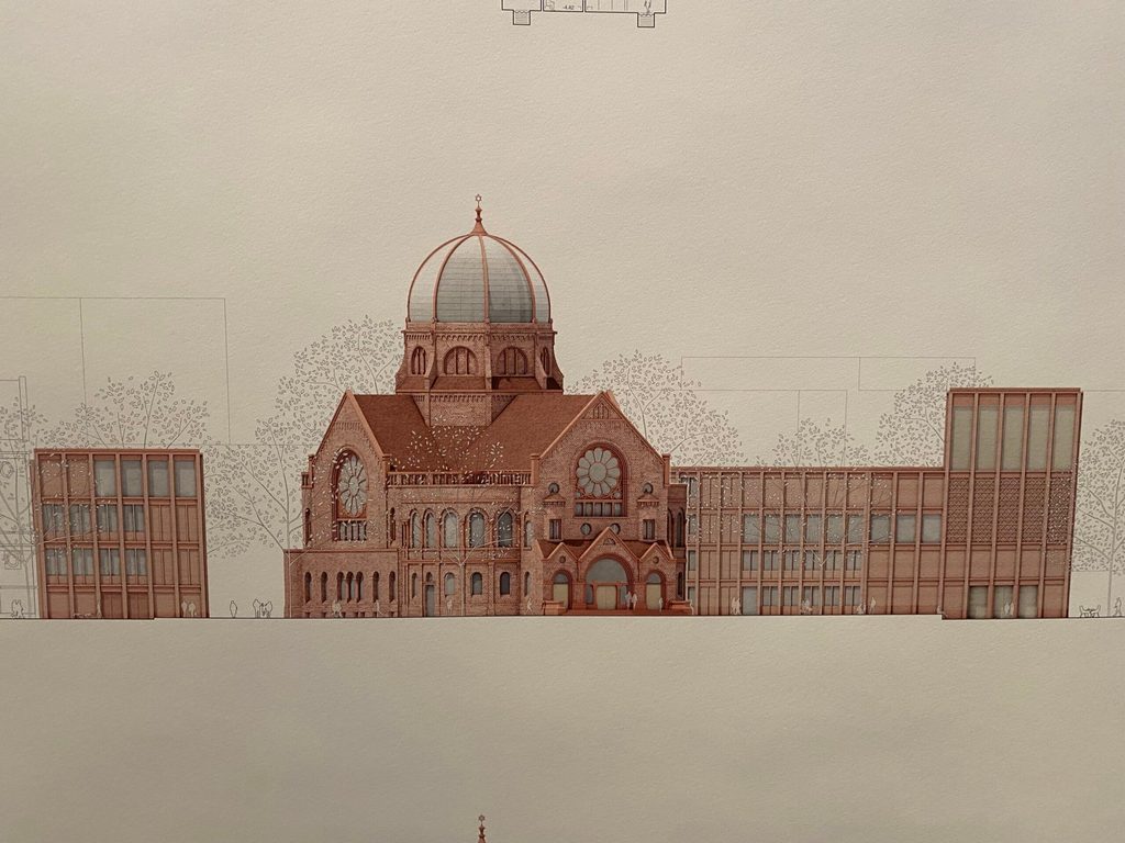 Eine Synagoge mit Glaskuppel: Die Bornplatzsynagoge wird einzigartig