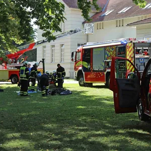 Am Sonntagnachmittag brach ein Feuer in der psychiatrischen Klinik in Rostock aus.