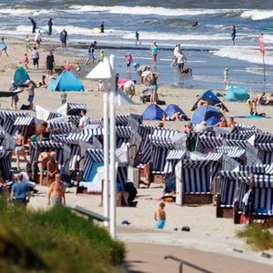 Hochsommer an der Nordsee (Symbolbild).