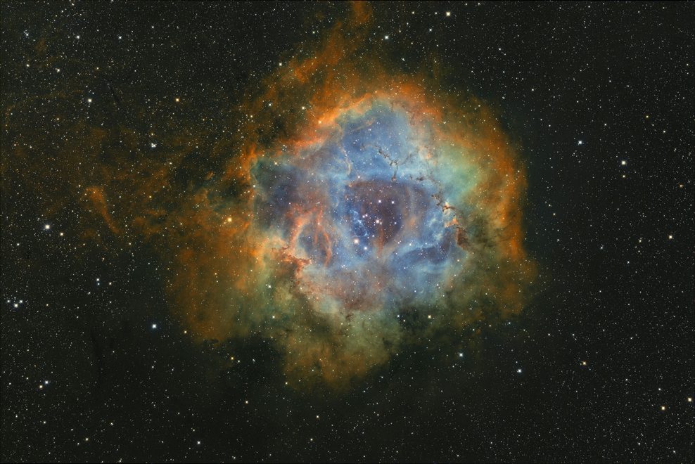 Rosettennebel im All