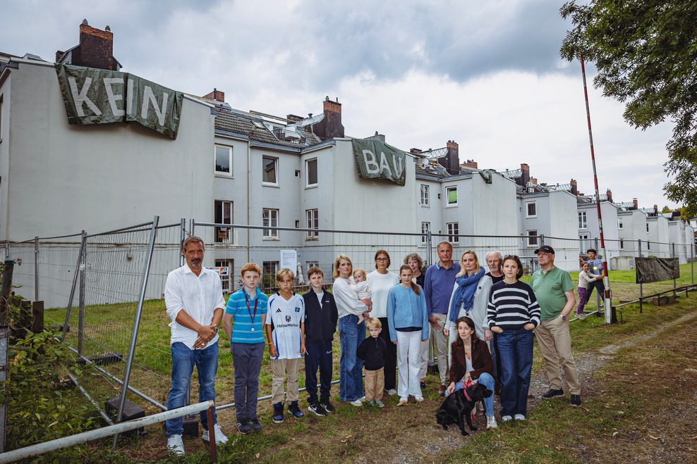 Die Anwohner vom Grindelhof wehren sich seit Jahren gegen die geplante Innenhof-Bebauung.