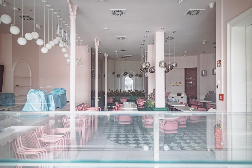 Innenraum des „EL&N“-Cafés