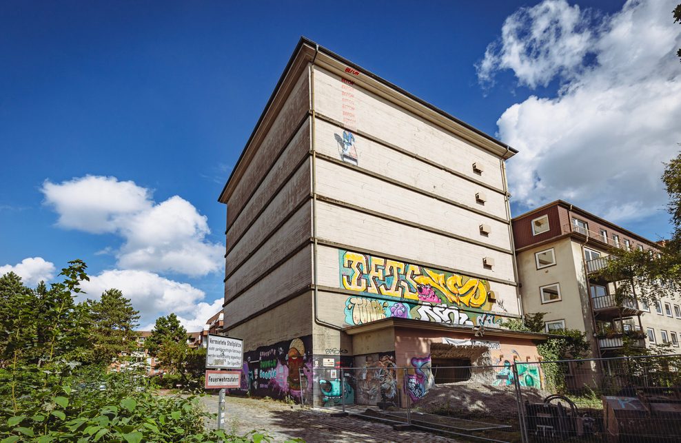 Der Bunker an der Behringstraße wird abgerissen.