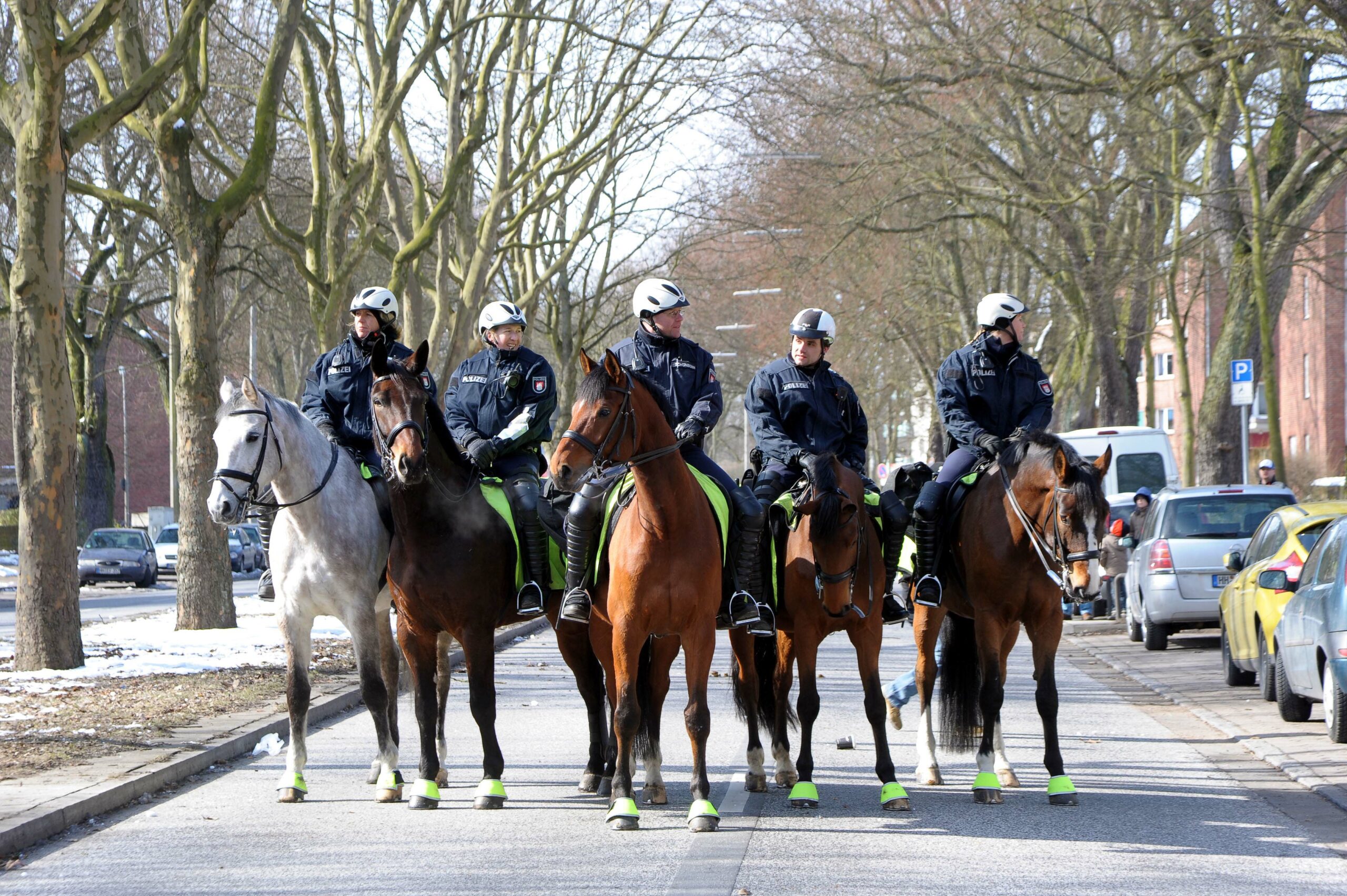 Die Reiterstaffel der Hamburger Polizei (Archivbild).
