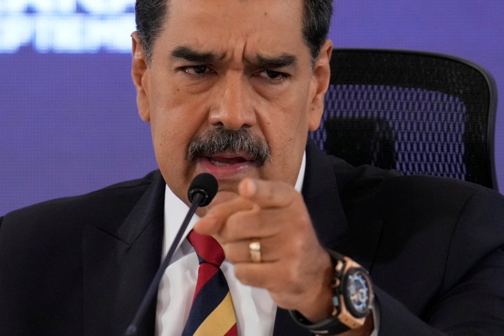 Venezuelas Präsident Nicolas Maduro: Die Spannungen zwischen den USA und seinem Land nehmen zu (Archivbild).