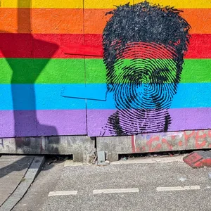 Dunja Hayali Graffiti