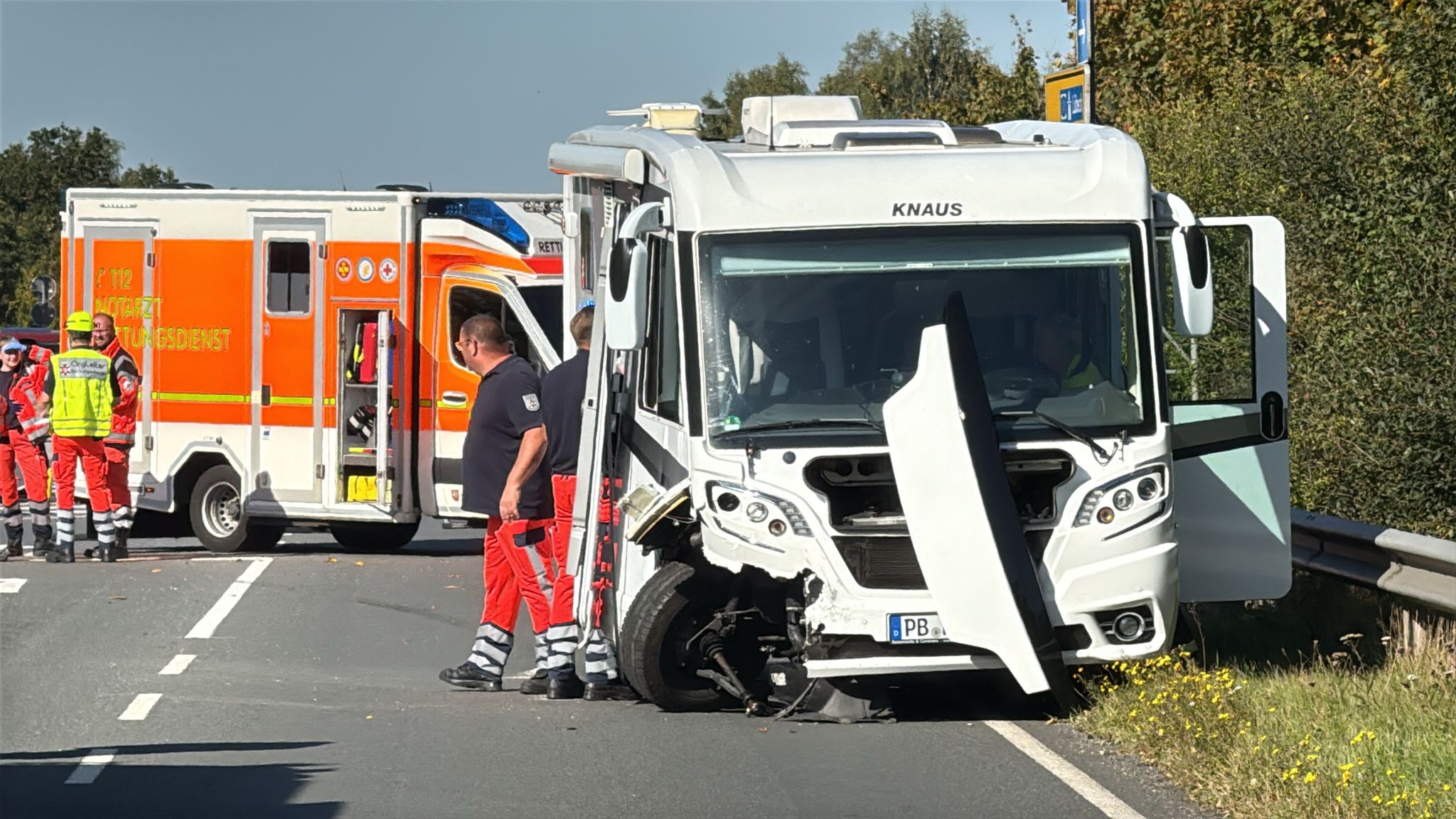 Unfall auf Bundesstraße bei Schwarzenbek – zwei Kinder verletzt in Klinik