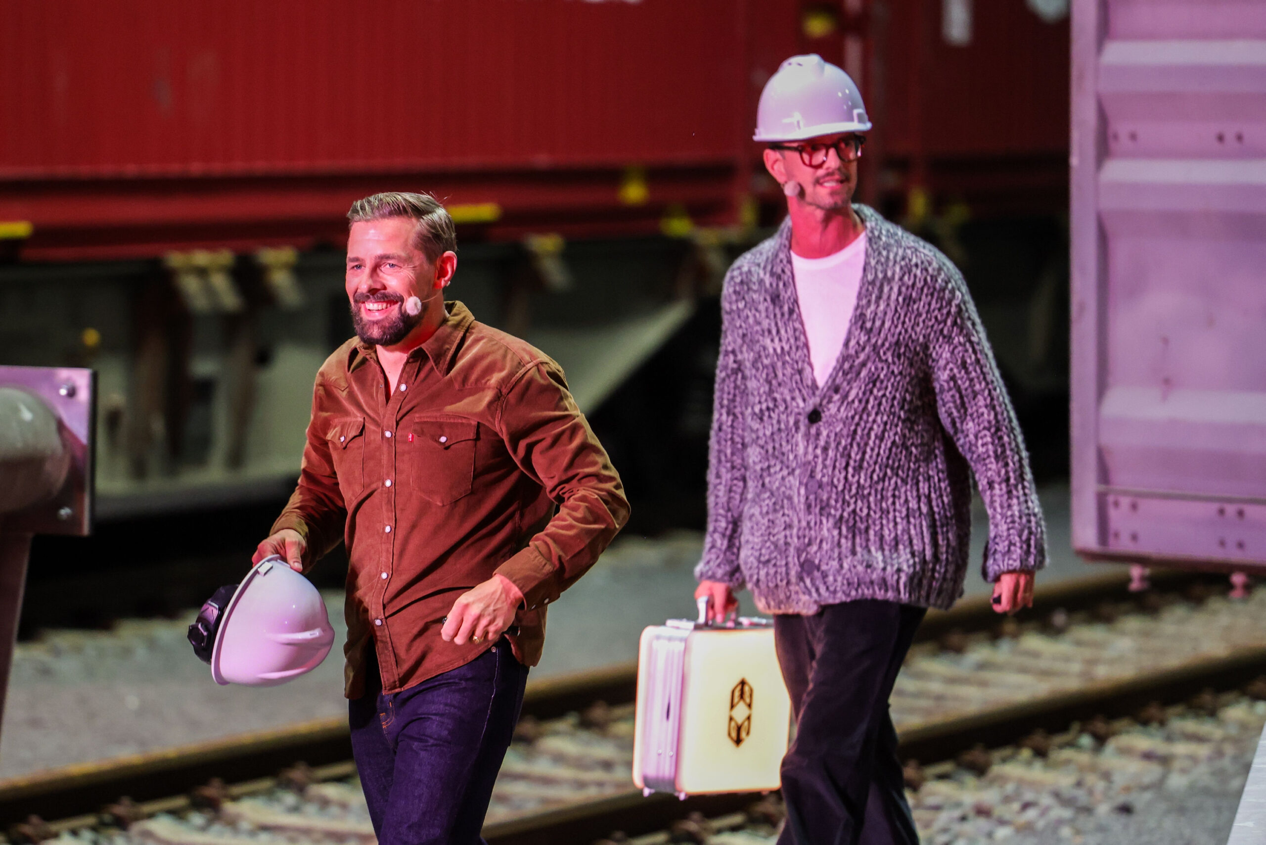 Die Entertainer Klaas Heufer-Umlauf und Joko Winterscheidt