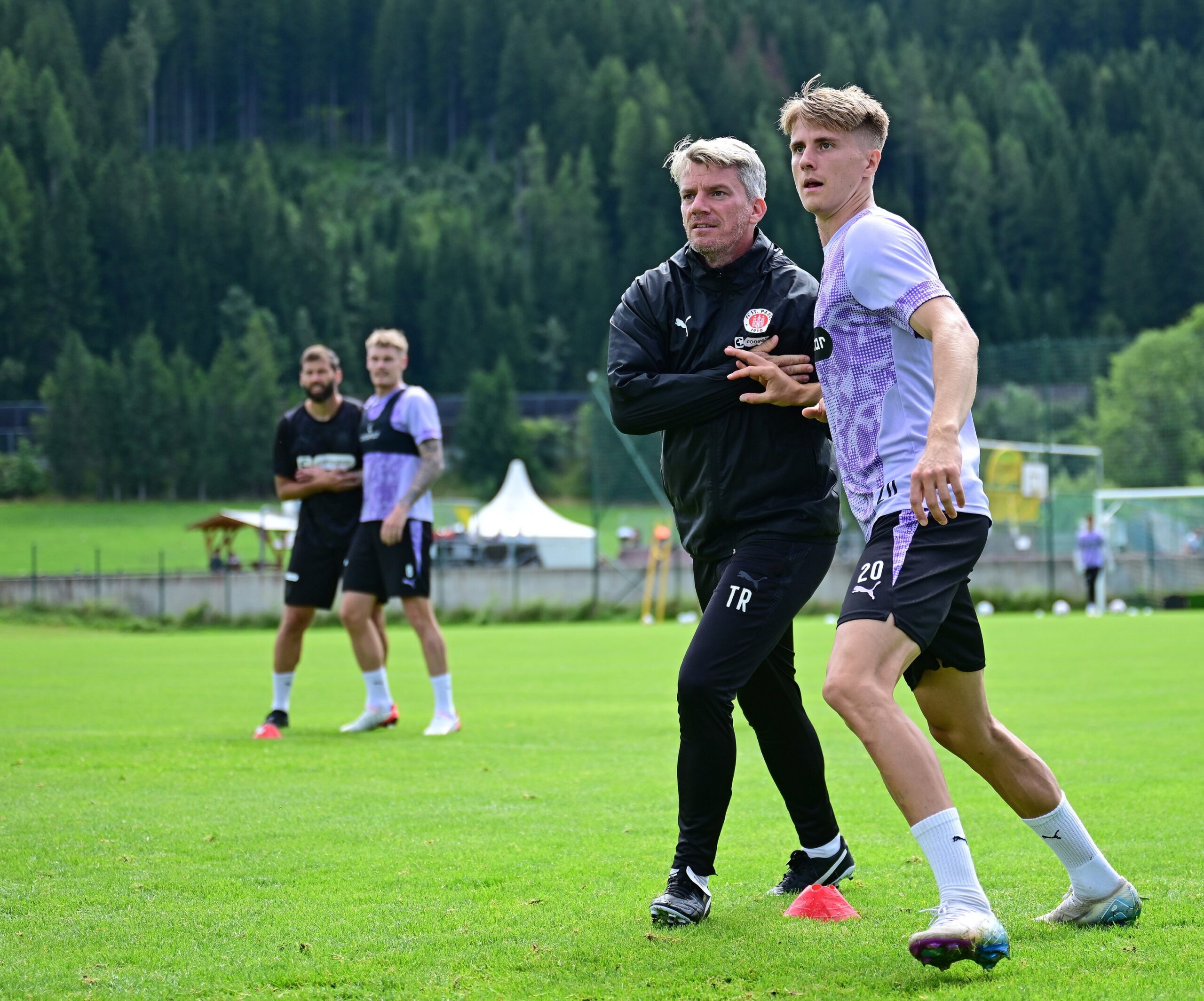 Thomas Risch und Erik Ahlstrand beim Training