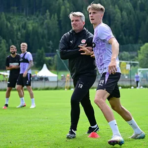 Thomas Risch und Erik Ahlstrand beim Training