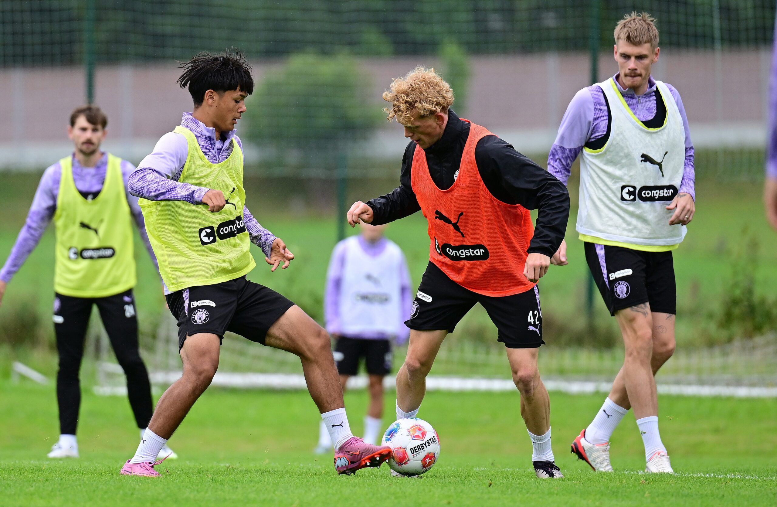 Nick Schmidt und Marwin Schmitz beim Training