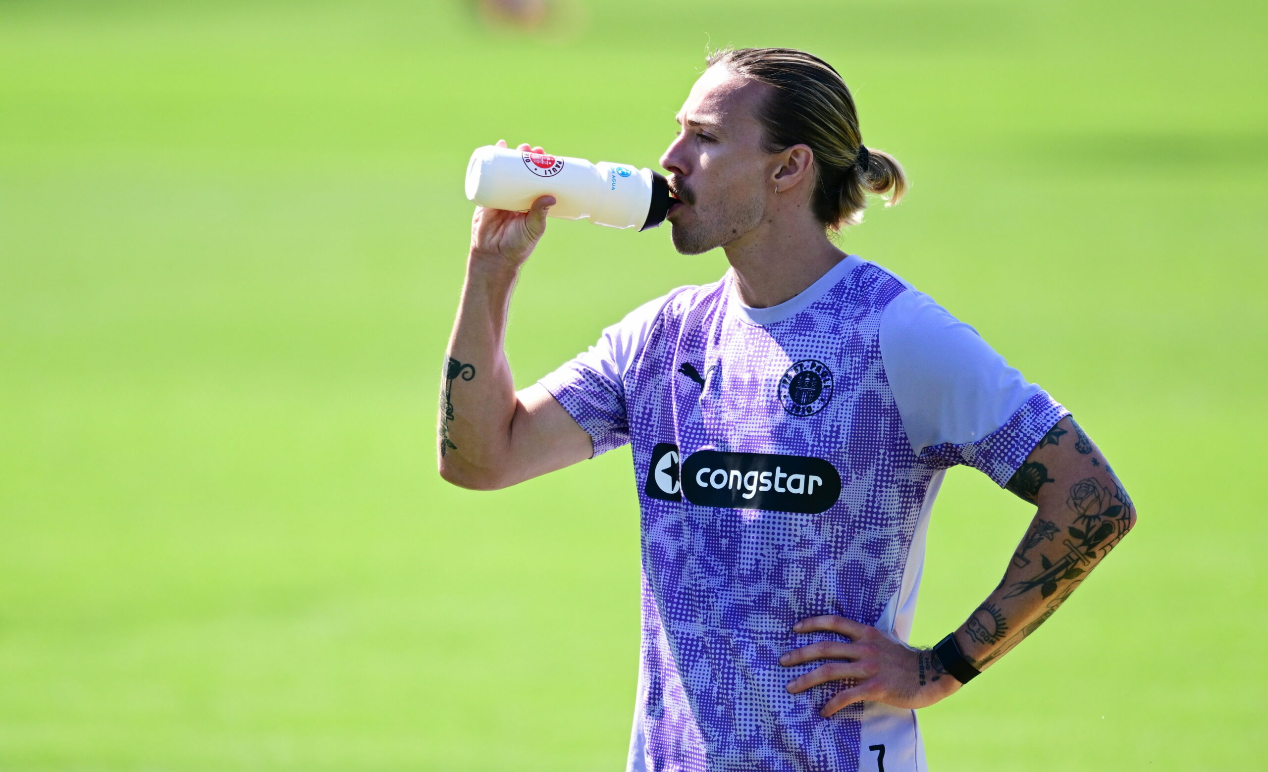 Jackson Irvine beim St. Pauli-Training