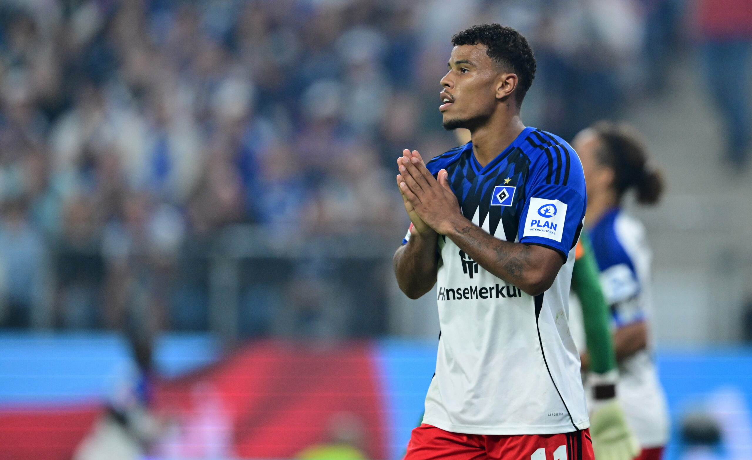 Stürmer Ransford Königsdörffer war an den ersten drei Spieltagen jeweils in der Startelf gesetzt. Auf ein Bundesliga-Tor wartet er wie der komplette HSV in dieser Saison noch.