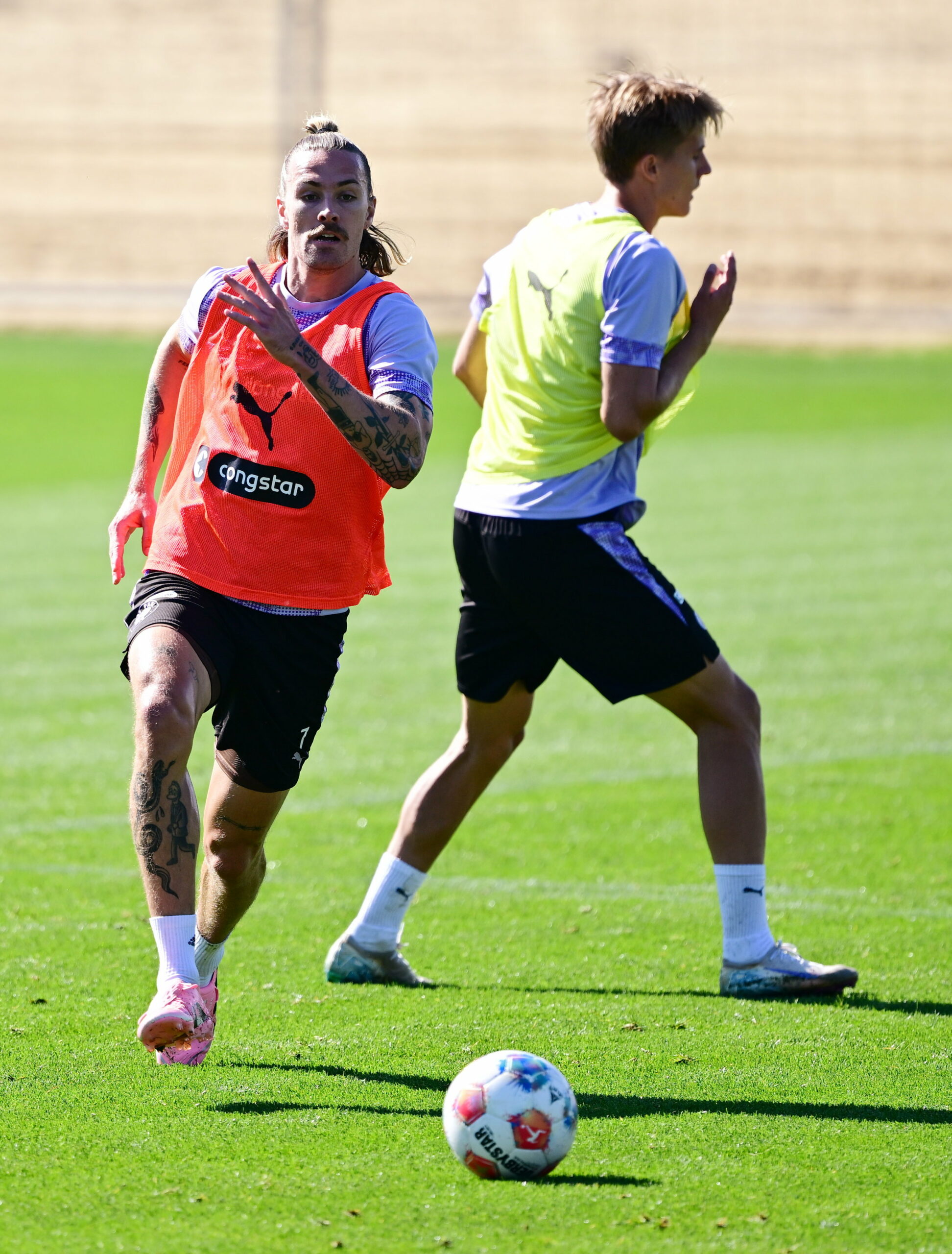 Jackson Irvine im Training des FC St. Pauli
