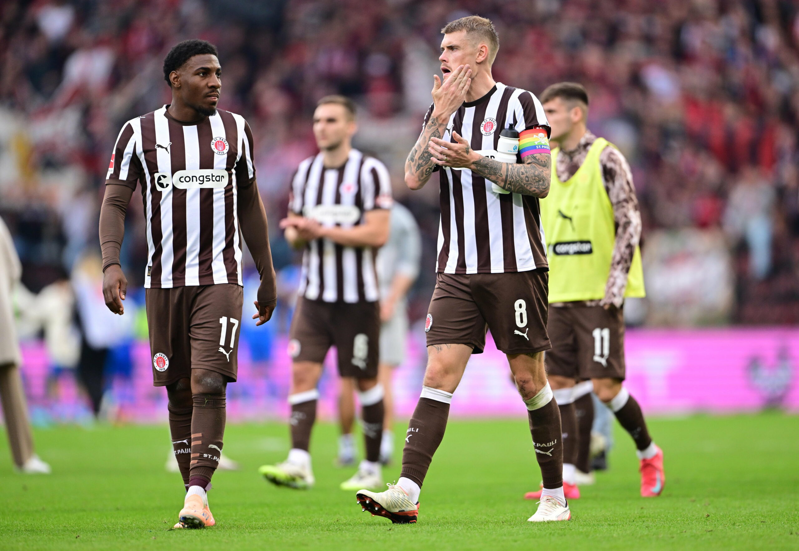 Oladapo Afolayan und Eric Smith sind enttäuscht