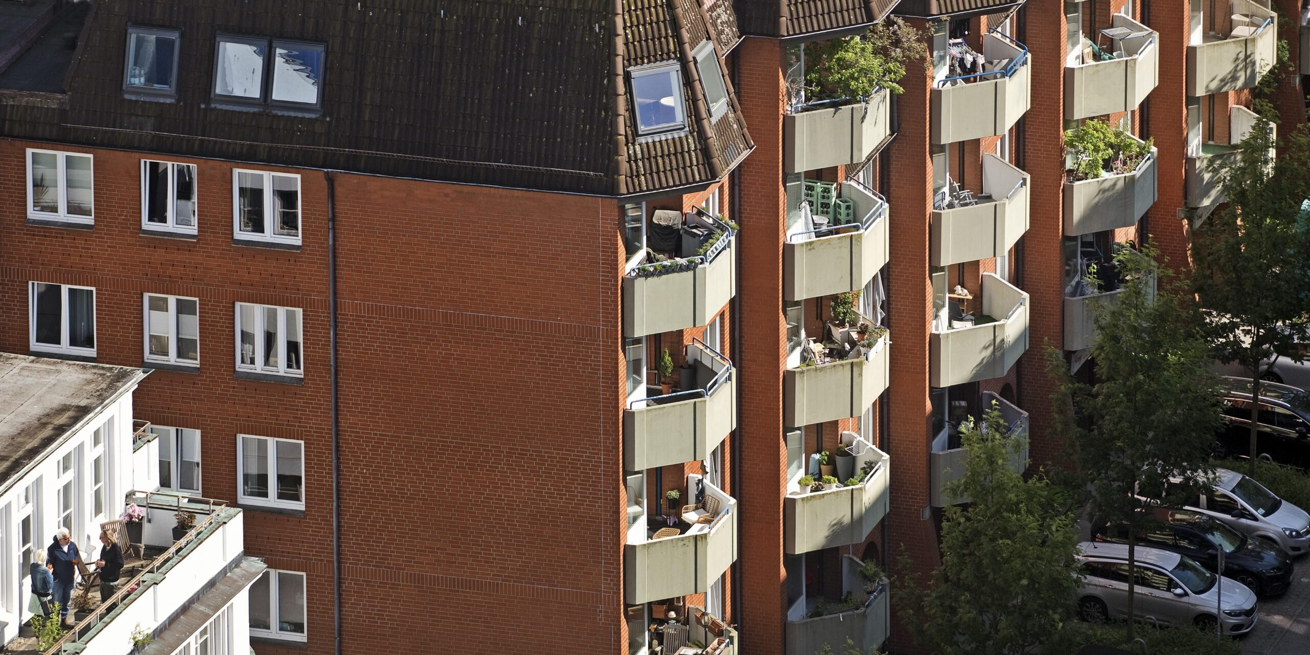 Mehrparteienhaus in Hamburg (Symbolbild).