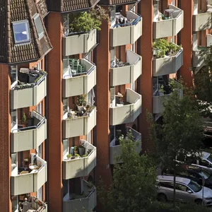 Mehrparteienhaus in Hamburg (Symbolbild).