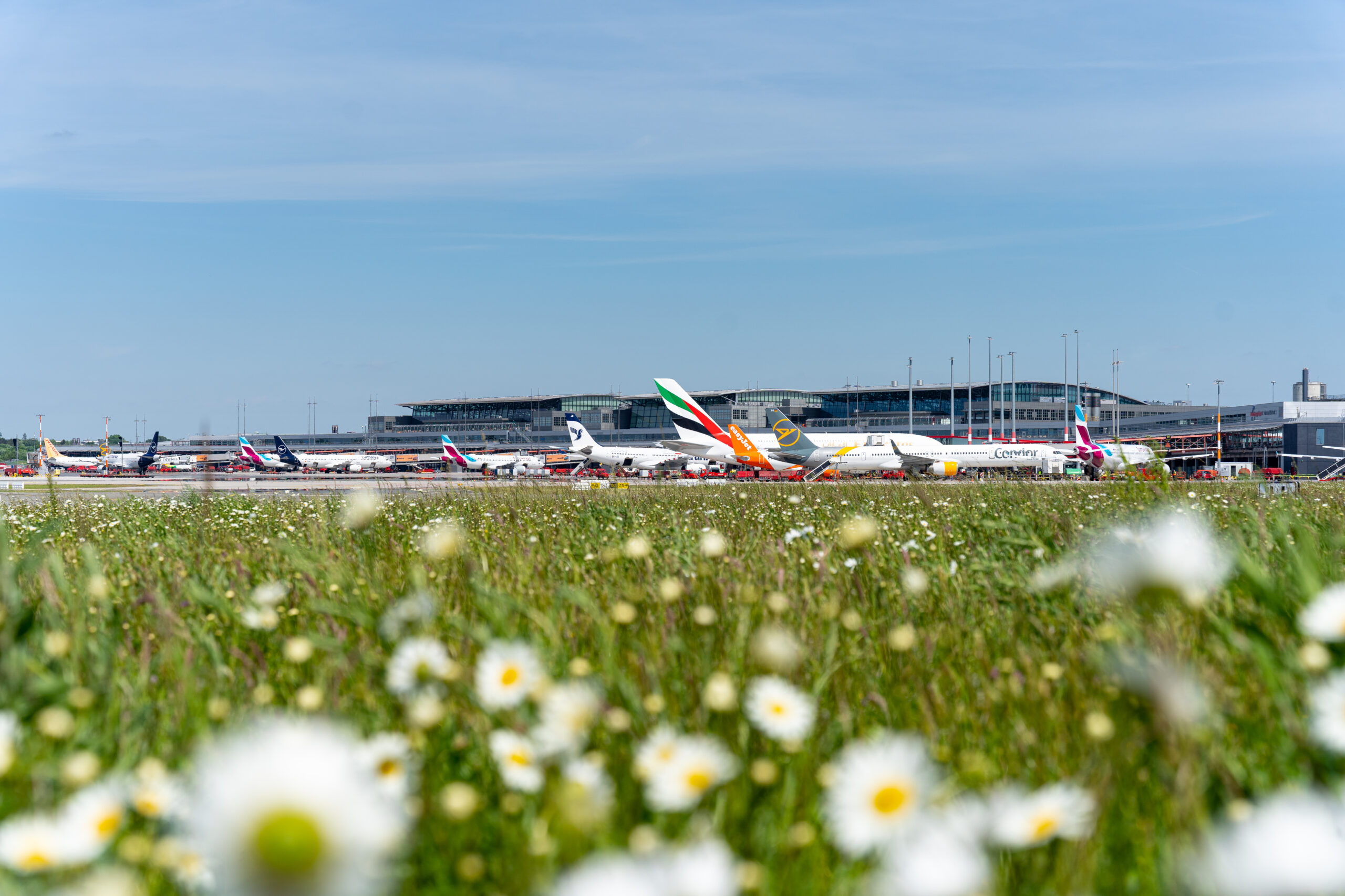 Hamburger Flughafen.