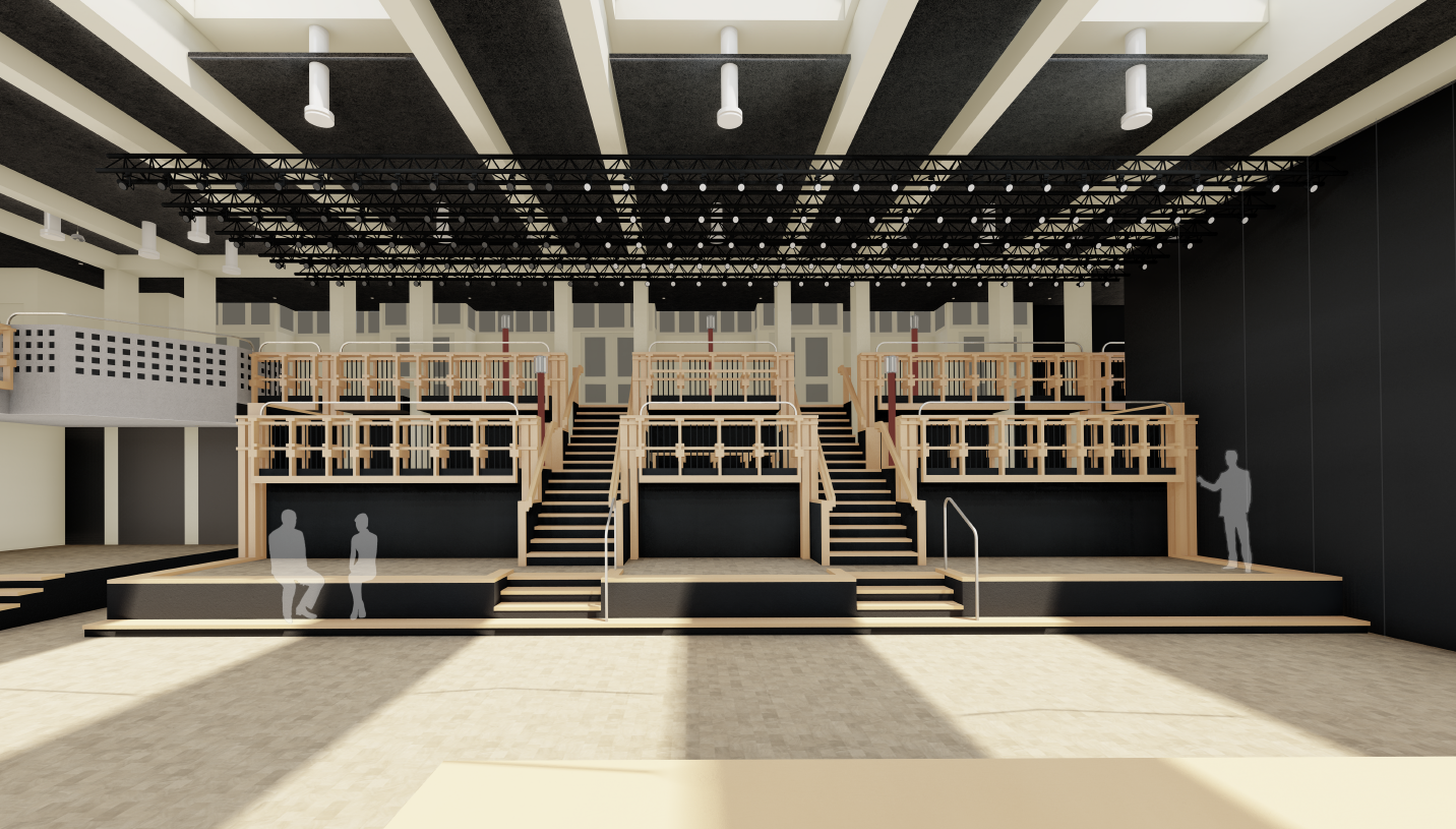 Visualisierung des Bürgerhaus Harburg