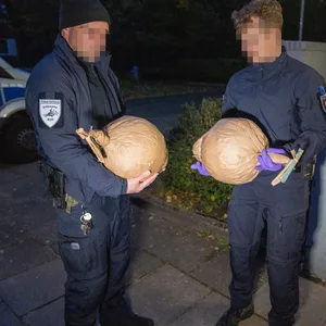 Großeinsatz in Billstedt – mann lagerte 200 Kilogramm Kugelbomeben und Plenböller im Keller