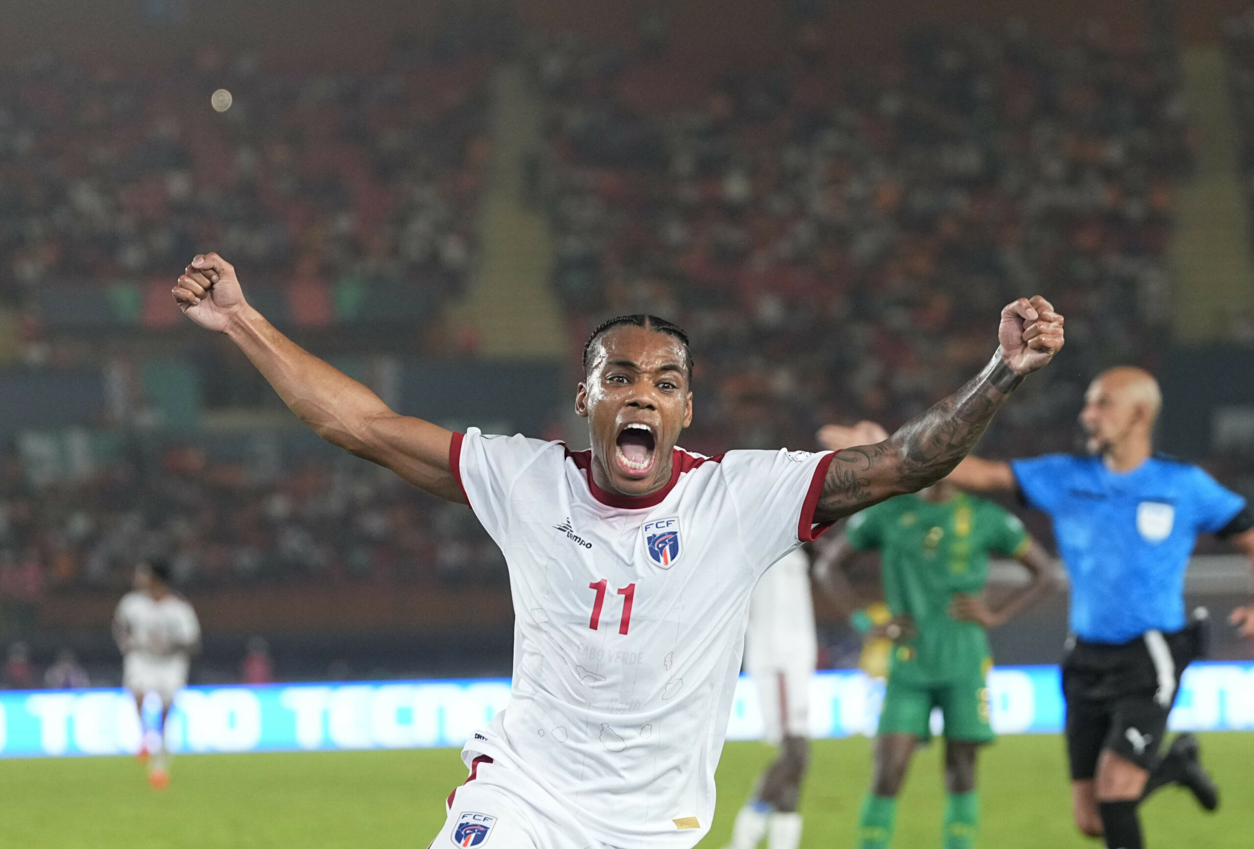 Kap Verdes Garry Rodrigues jubelt