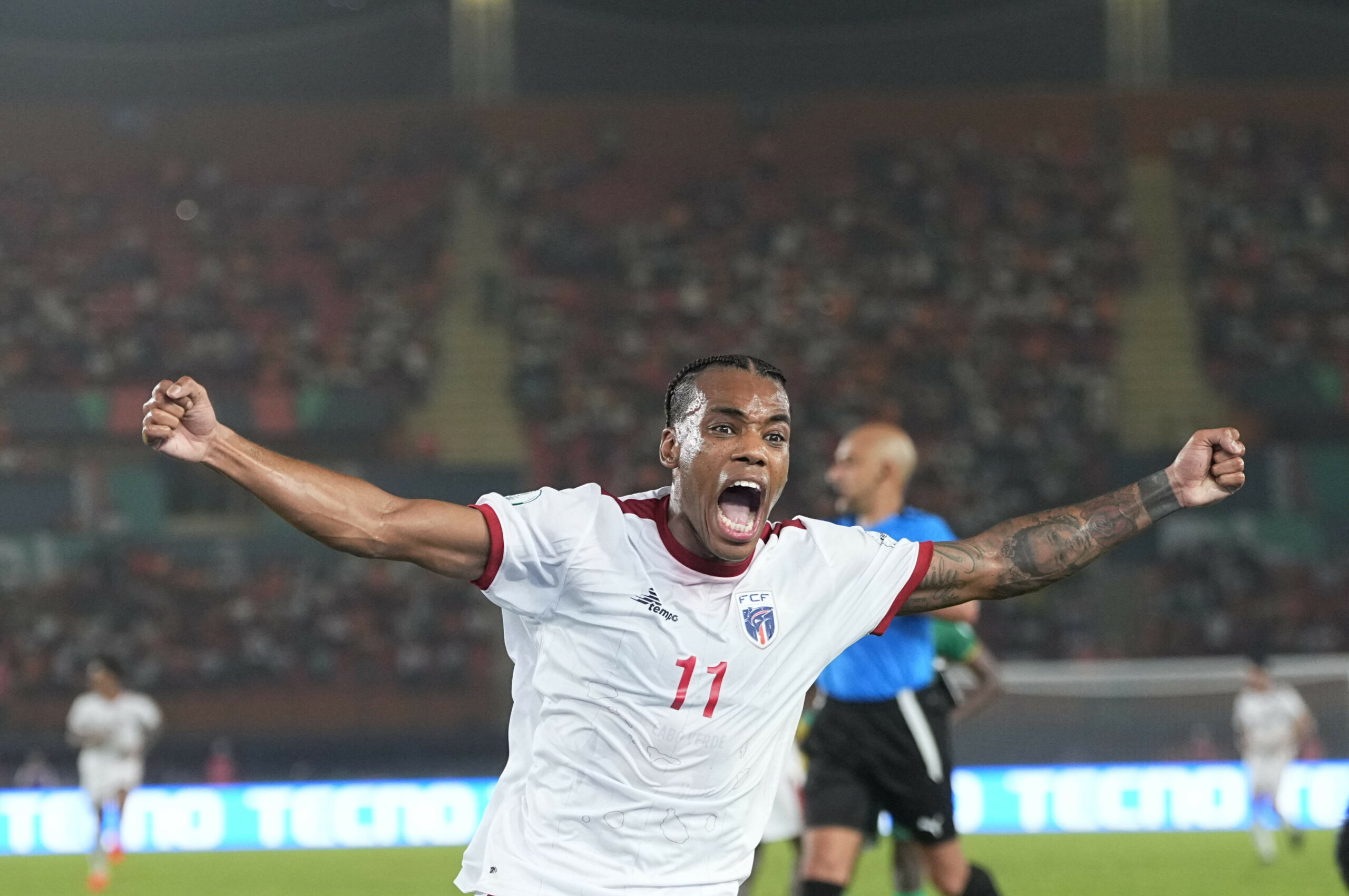 Garry Mendes Rodrigues (Kap Verde) jubelt