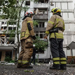 Einsatzkräfte in Dnipropetrowsk (Symbolbild)