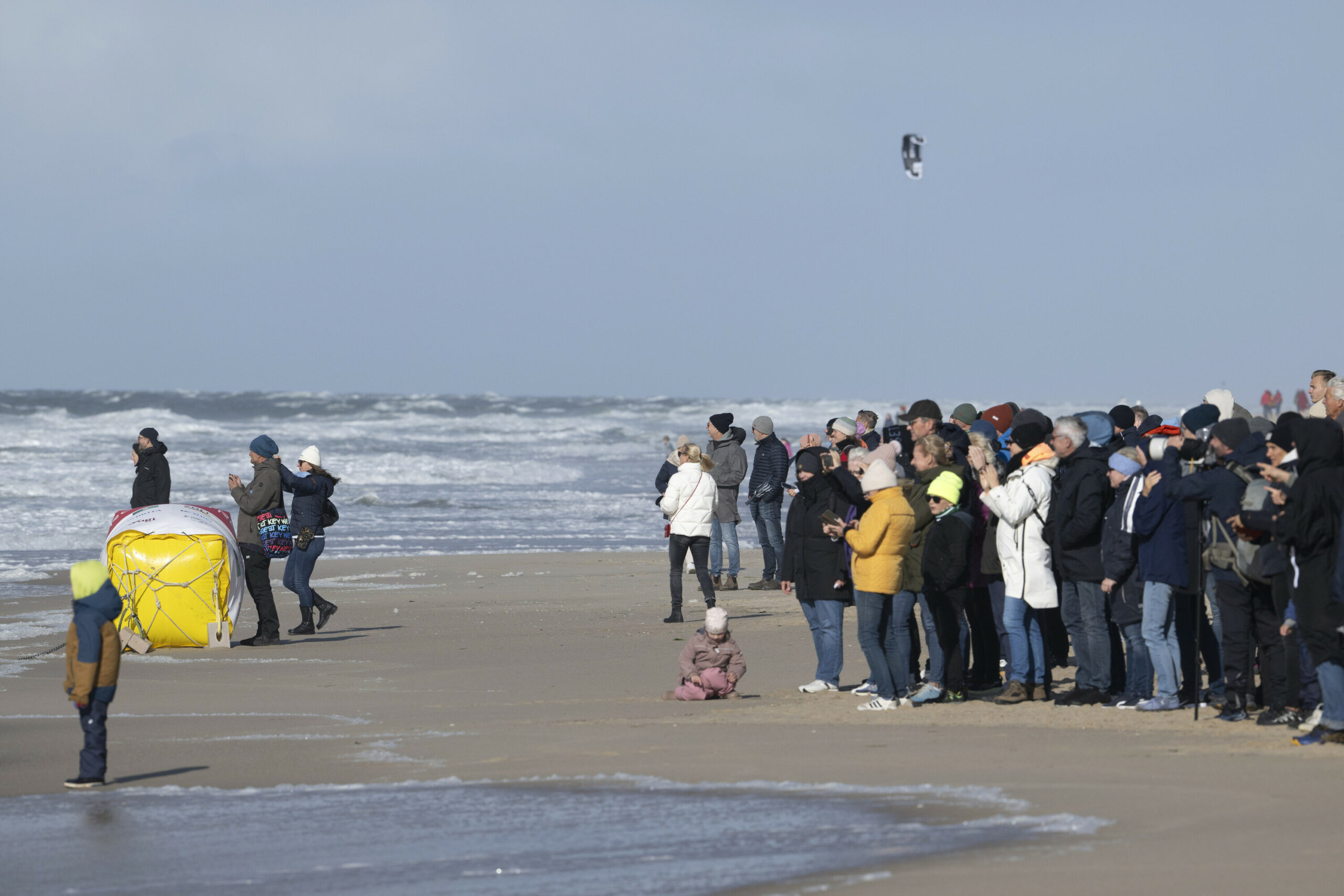 Zuschauer beim „Windsurf World Cup“ in Westerland.