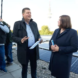 Andreas Dressel und Katharaina Fegebank