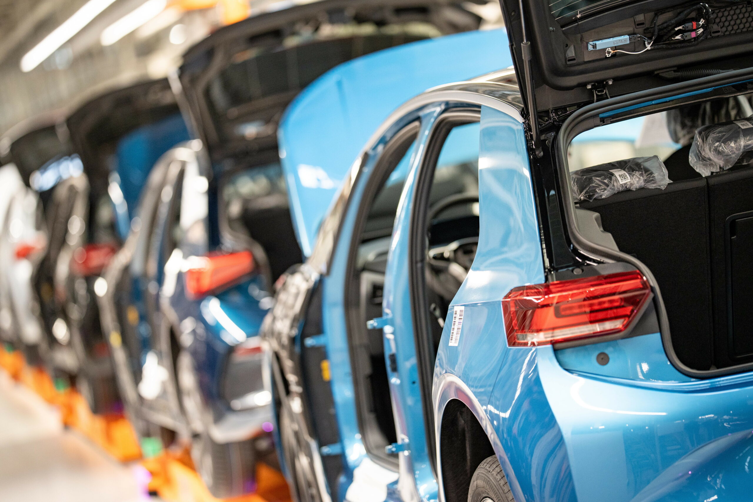 Produktionslinie des ID.3 bei VW