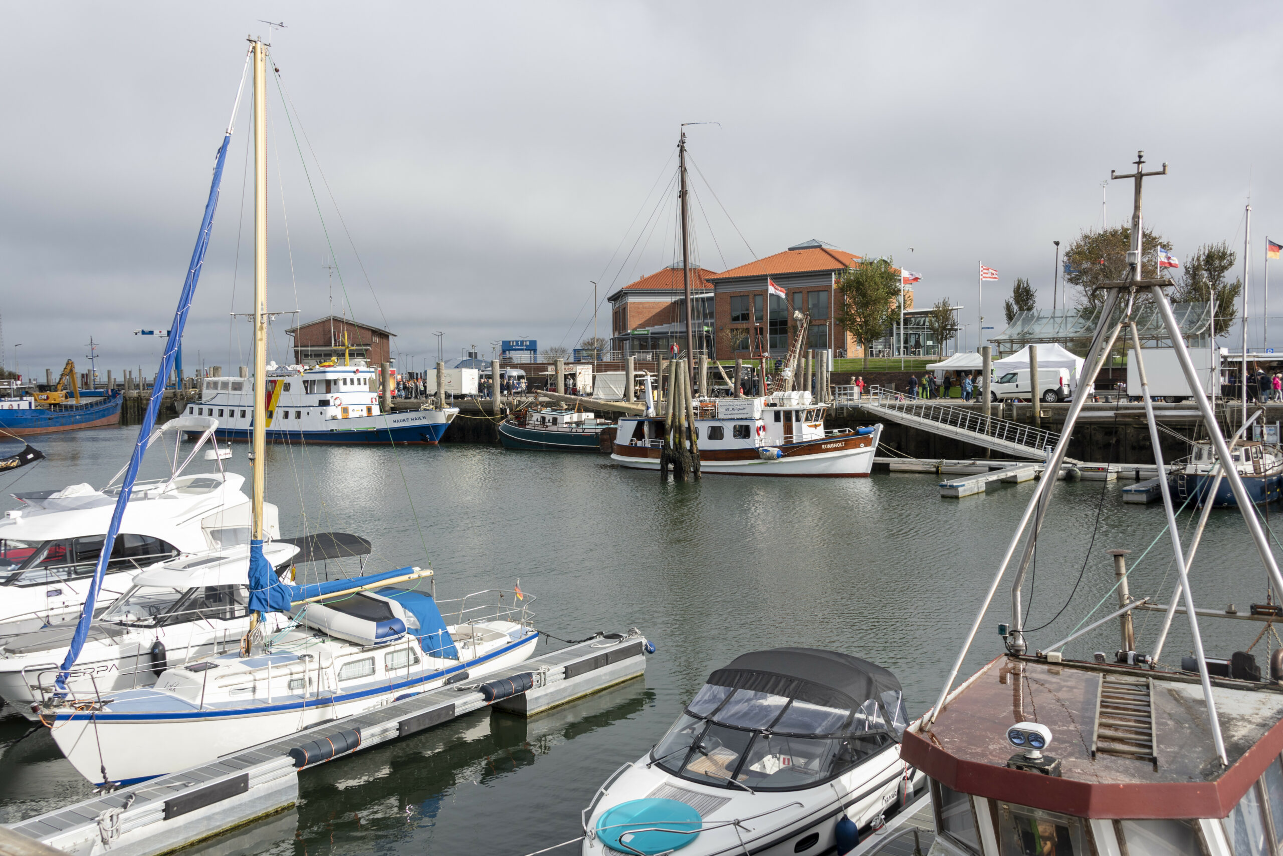 Der Hafen von Wyk auf Föhr