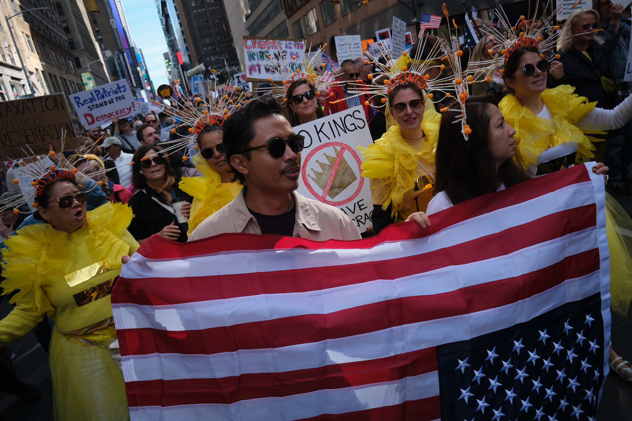 „No Kings”-Proteste am 19. Oktober in New York.