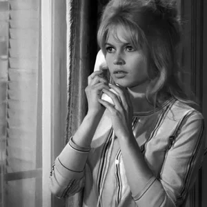 Die französische Schauspielerin Brigitte Bardot in einer Filmszene von 1960.