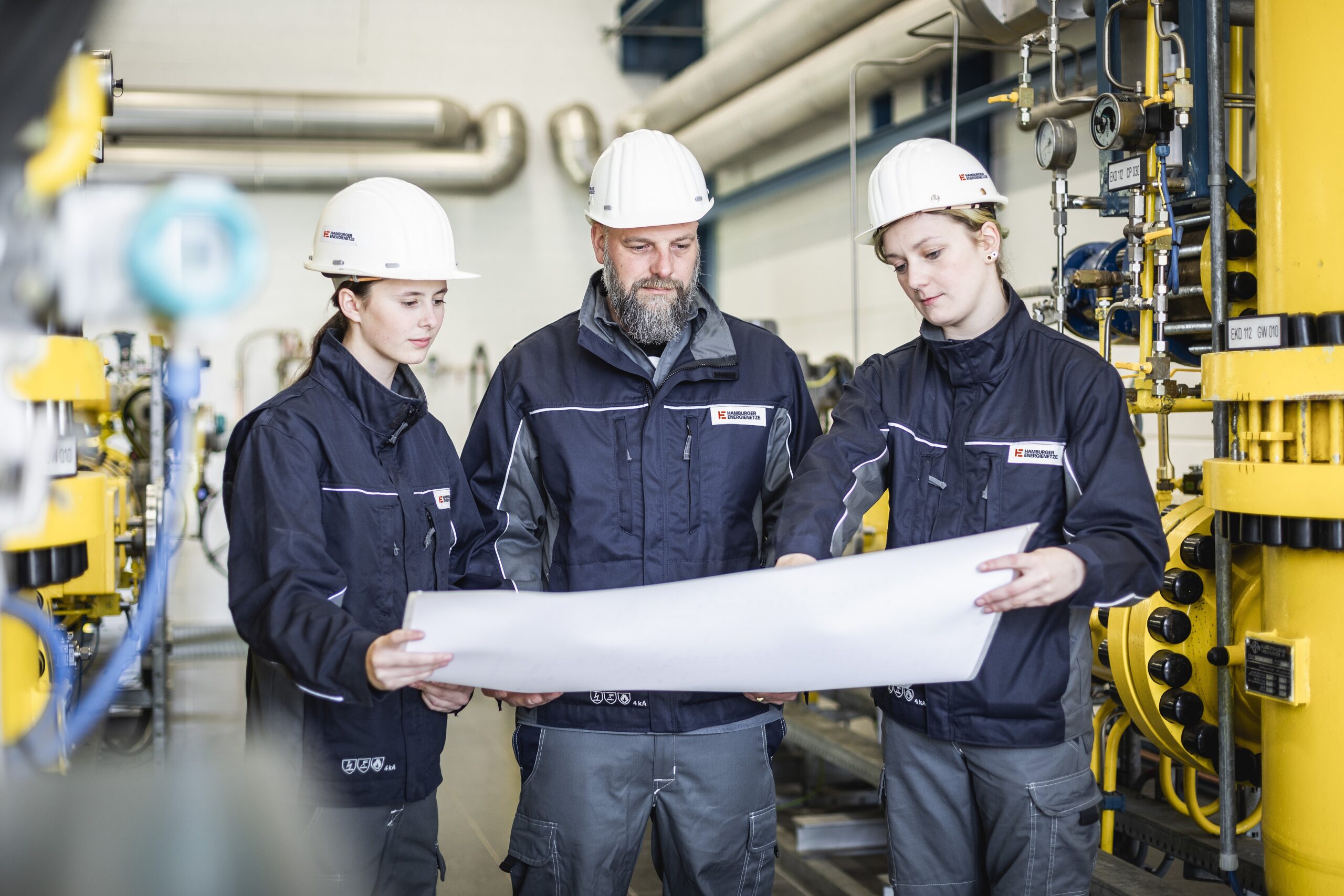 Mitarbeiter von Hamburg Energie