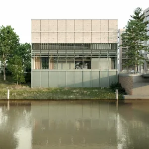 So soll das Dokumentationszentrum Hannoverscher Bahnhof an der Ericusbrücke einmal aussehen.