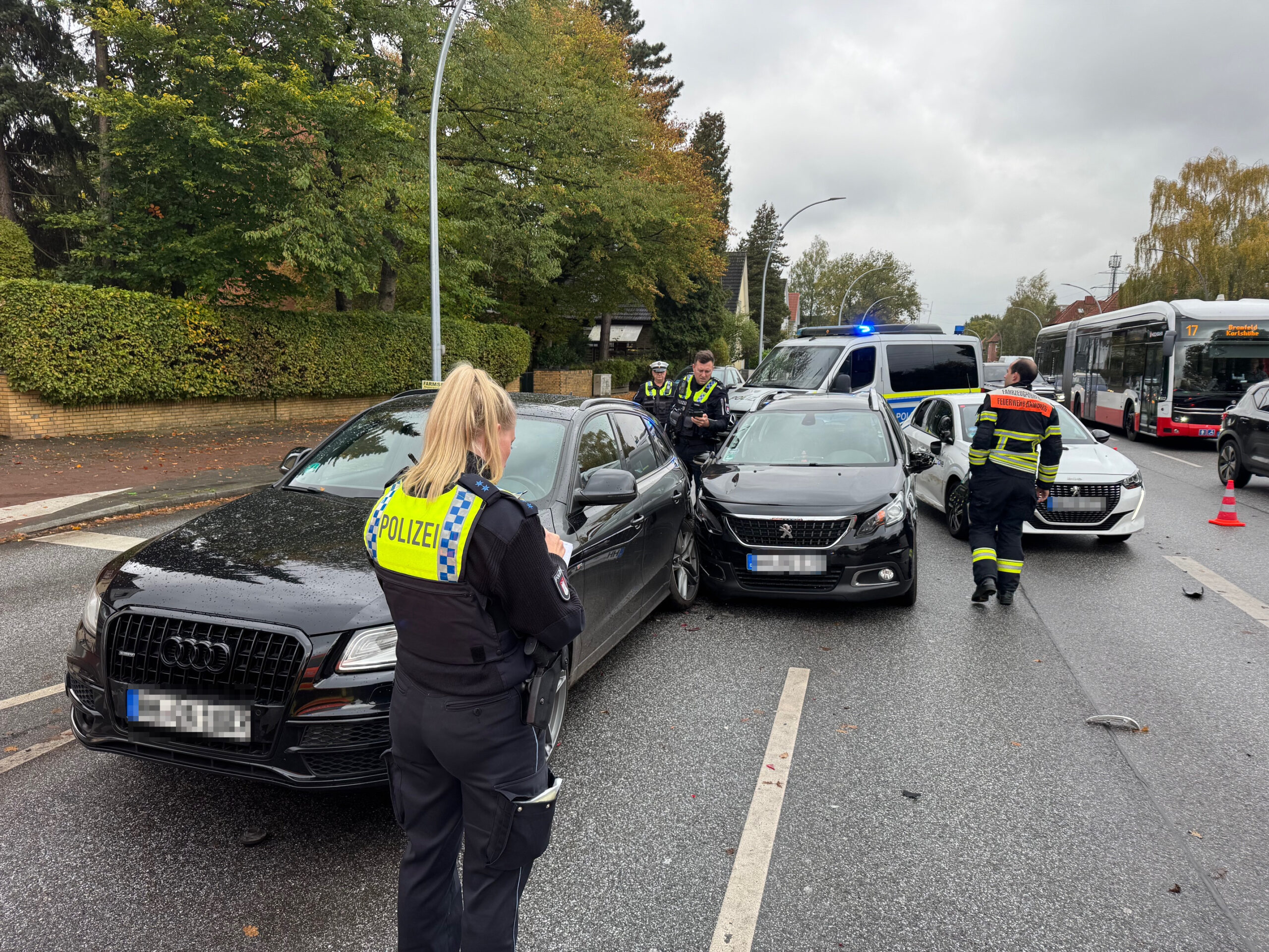 Unfall Bramfelder Chausee